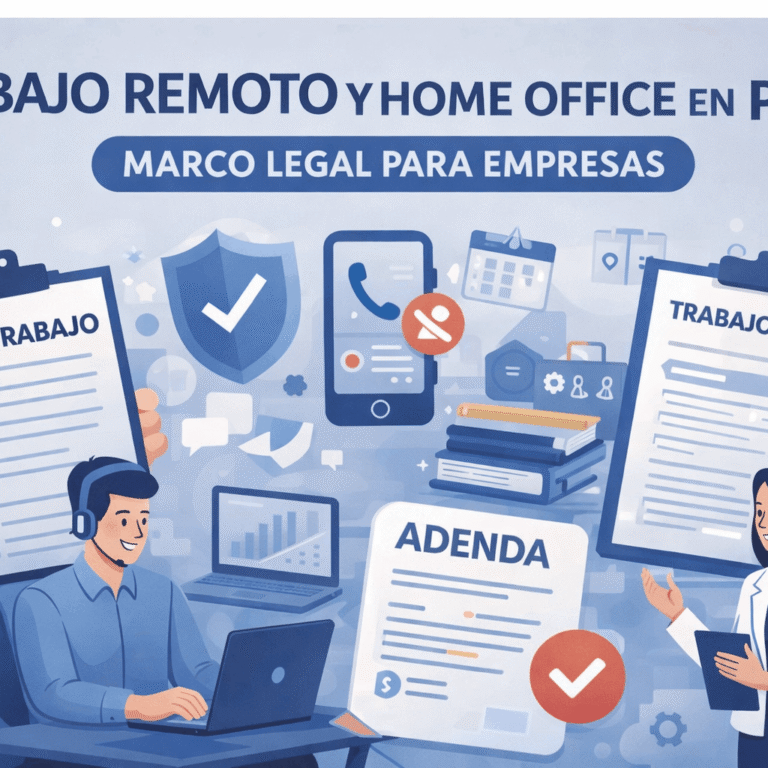 Read more about the article Trabajo Remoto y Home Office en Perú 2026: Marco Legal para Empresas