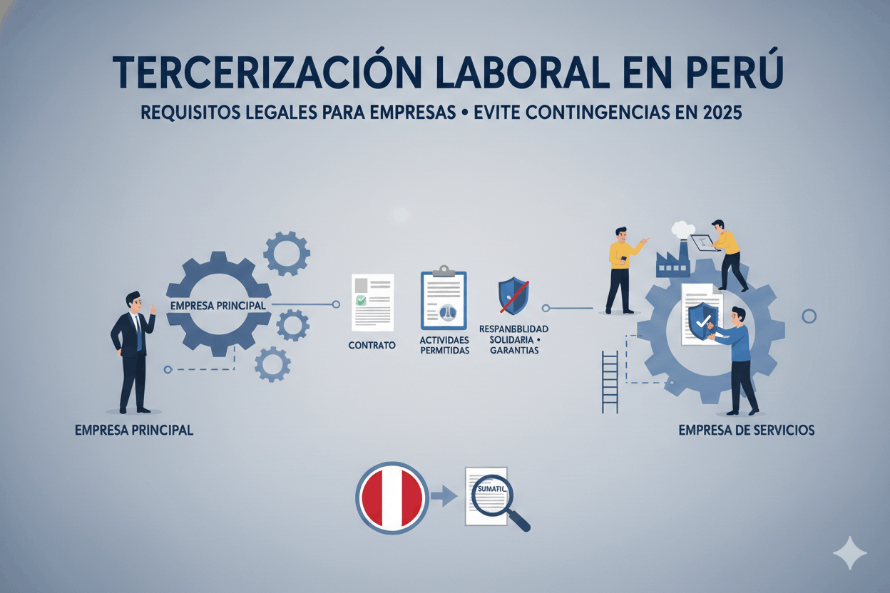 Read more about the article Tercerización Laboral en Perú 2026: Requisitos Legales para Empresas